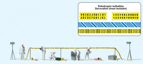Preiser 10800 - Crime Scene Investigation (US/GB)