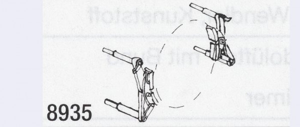 Weinert 8935 - Bremsbacken, 16,5-17,5 mm Dm.