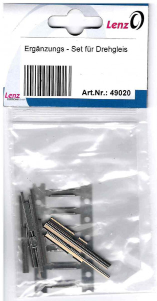 Lenz 49020 - Set Ergänzung für Drehgleis, für 4 Gleisabgänge