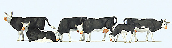 Preiser 73013 - Kühe 6 Tiere