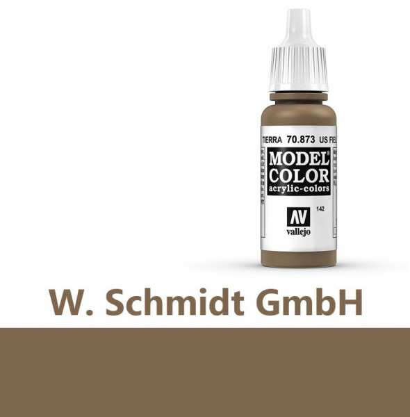Vallejo 770873 - Model Color Farbe Erdbraun, Matt, 17 ml