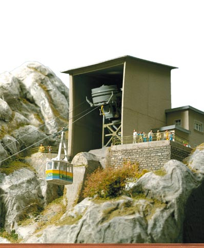 Brawa 6341 - Gebäudebausatz f.Berg- und Talstation "Nebelhornbahn"