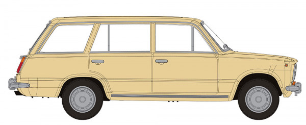 Brekina 27267 - Lada 2102 Kombi, beige, 1971, 1:87