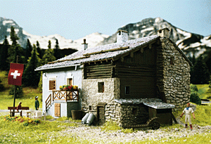 Kibri 38811 - Berggasthaus Steinbock 16x15x9,5 cm