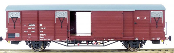 Exacttrain 20704 - DR Güterwagen Glmms 14.05, 7 Sicken, Tür ohne Verstärkung, Epoche IVa