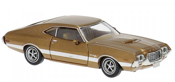 Brekina 18329 - Ford Gran Torino Sport 1972, kupfer met.