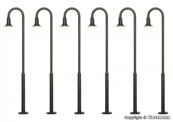 Viessmann 61406 - Bogenleuchte, LED warmweiß, 5+1