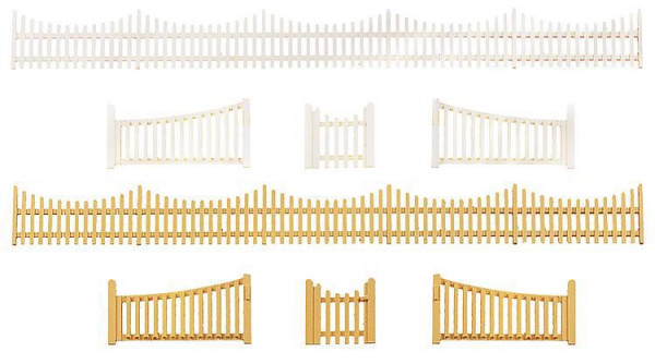 Faller 272406 - Gartenzaun mit Tor 14 Teile