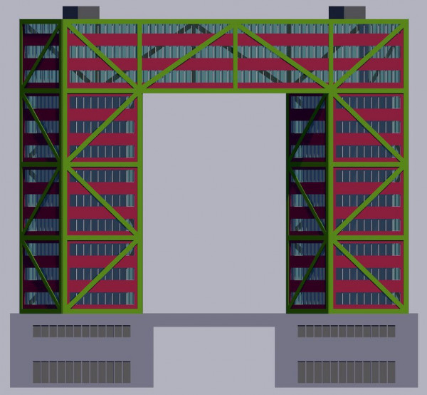 Joswood 21046 - The Gate Gr.500 x 350 x 478
