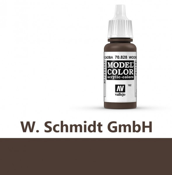 Vallejo 770828 - Model Color Farbe Holzfaser, Transparent, 17 ml
