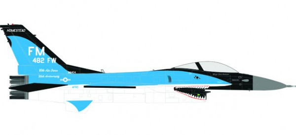 Herpa 580250 - U.S. Air Force F-16C Block 30 - 93rd Fighter Squadron, "Florida Makos", 482nd Fighter