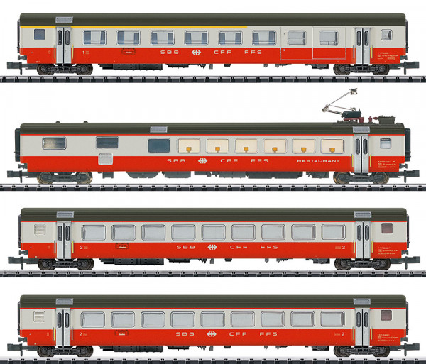 Trix 18720 - SBB Set 4-teilig Schnellzugwagen "Swiss Express" Ep.4, Teil 1