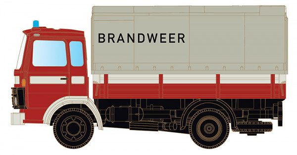 LC-Minis - LC4835 - DAF 900 mit Pritsche/Plane, B