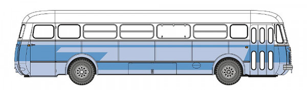REE CB-131 - Renault Omnibus R4190 blau/weiß