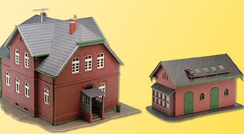 Kibri 38192 - Werkswohnhaus in Bottrop mit Nebengebäude