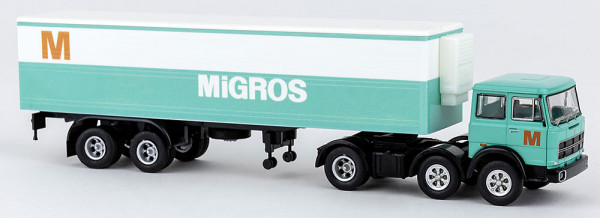 Brekina 58582 - Fiat 691 T Kühlkoffer-SZ 1970, Migros,