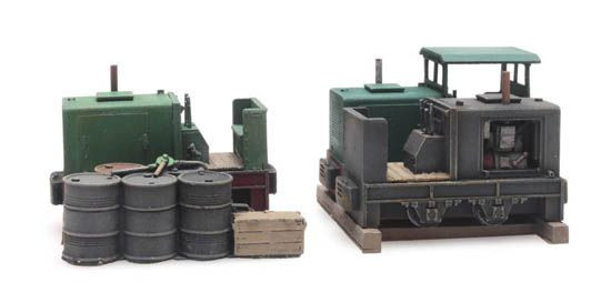 Artitec 487.801.59 - Ladung drei Feldbahnlokomotiven