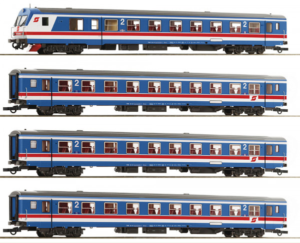 Roco 6200200 - ÖBB 4er Set Wendezug ÖBB "Was wäre wenn..." DCC E5