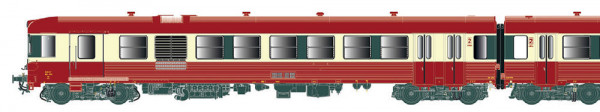 LSmodels 11022S - SNCF Dieseltriebzug XBD 4750-89/XRABx 8750-89 rot/beige Ep.4, DCC + Sound