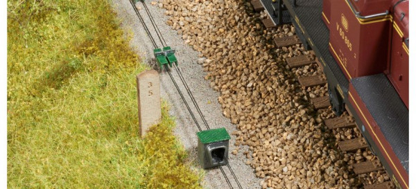 Noch 67100 - Kilometersteine 0,9 x 0,4 x 0,3 cm
