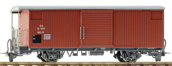 Bemo 2293128 - RhB Gbk 5528 gedeckter Güterwagen