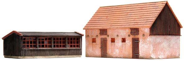 Artitec 10.198 - Hühner- und Schweinestall Bausatz
