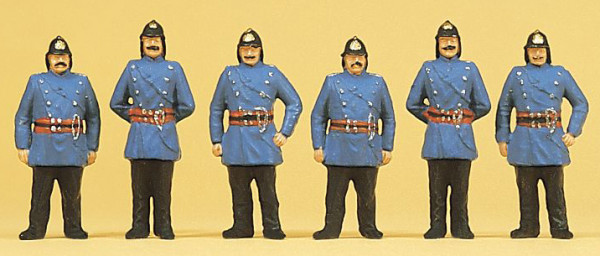 Preiser 12102 - Feuerwehrmänner um 1900 6 teilig