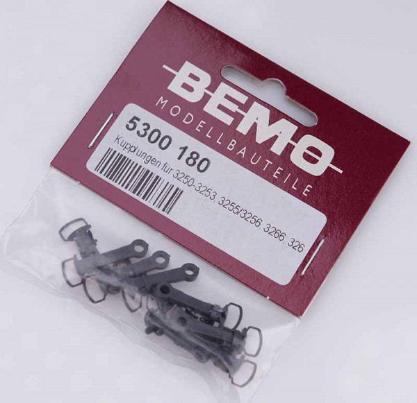 Bemo 5300180 - Kupplung für 3250-3253, 3255/3256, 3266, 3268 - 10 Stück