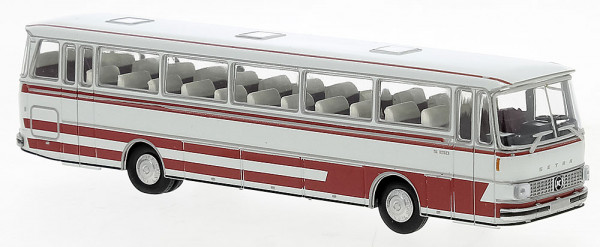 Brekina 56055 - Setra S 150 H hellgrau, rot, 1970,