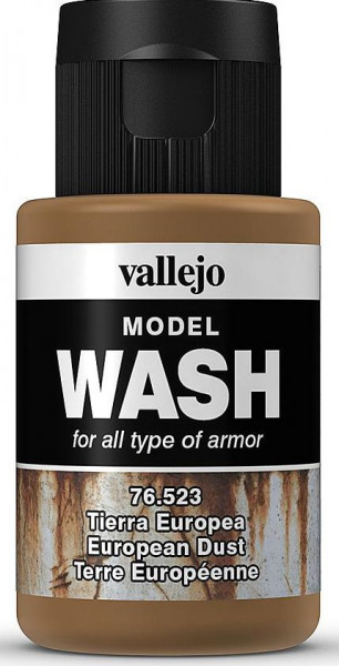 Vallejo 776523 - Wash-Colour Farbe, europäischer Staub 35ml