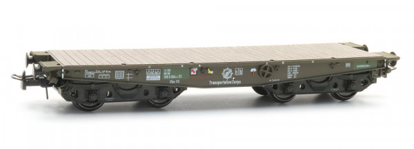 Artitec 20.284.35 - DB Schwerlastwagen SSy55 Ep.4, mit Transportation Corps Logo