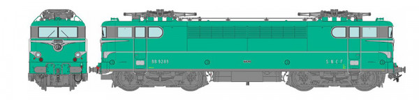 REE MB-204S - SNCF Ellok Serie BB 9289 grün Ep.4, Depot Paris SO, DCC + Sound