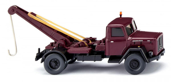 Wiking 063105 - Magirus Eckhauber Abschleppwagen - weinrot - 1958-64