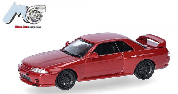 Herpa 87MC000093 - Nissan Skyline GTR32, weinrot