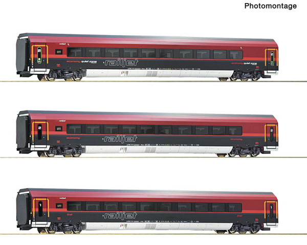 Roco 6200312 - ÖBB 3er Set Railjet 1 ÖBB E6