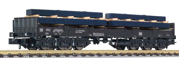 Liliput 265764 - DB Transportwagen für Blechcoils Sahmms711 Ep.4, beladen mit 6 Stahlträgern