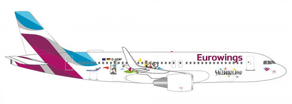 Herpa 537698 - Eurowings Airbus A320 "Salzburger Land"