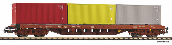 Piko 24539 - SNCB Containertragwagen Ep.5, 3x 20ft. Container