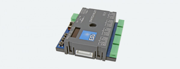 ESU 51830 - SwitchPilot 3, 4-fach Magnetartikeldecoder, DCC/MM, OLED, mit RC-Feedback, updatefähig
