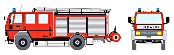 Loewe 4033 - FORD Cargo 1320 - LF 16 - Werkfeuerwehr FORD-Werke AG