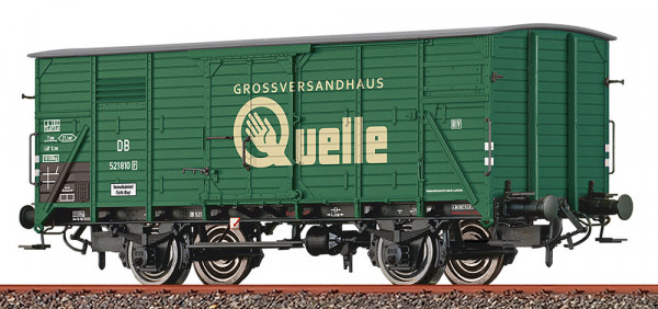 Brawa 50955 - DB gedeckter Güterwagen G10 Ep.3 "Quelle"
