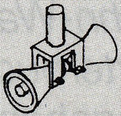 Weinert 3346 - Lautsprecher für Bahnsteig H0