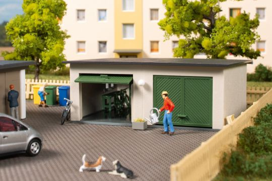 Auhagen 11456 - Doppelgarage 86 x 74 x 32 mm