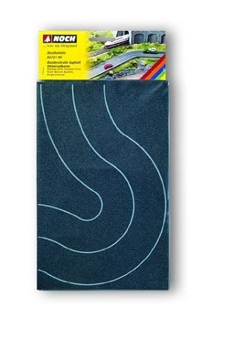Noch 60701 - Universalkurve Bundesstraße, Asphalt 2 Stück 80 mm breit