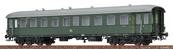 Brawa 46221 - DB Eilzugwagen 2.Klasse B4ye Ep.3, AC + LED Innenbeleuchtung