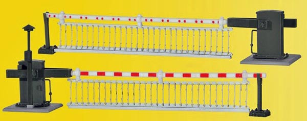 Viessmann 5107 - Bahnschranke mit Behang, vollautomatisch wie 5104, gespiegelt