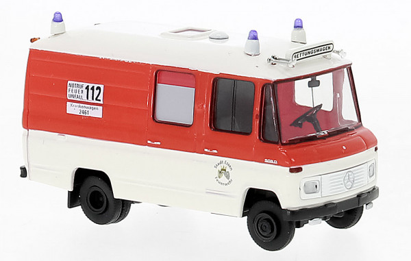 Brekina 36929 - Mercedes L 508 RTW Essen 1970, Feuerwehr Essen,