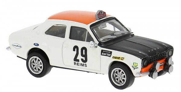 Brekina 19074 - Ford Escort Mk.1 RS, 4.Platz Monte Carlo´69 mit Jean-Francois Piot