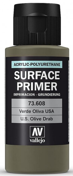 Vallejo 773608 - Primer (Grundierung) US Olivgrau, 60 ml