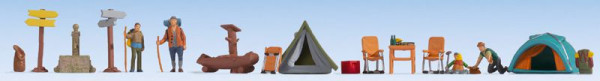 Noch 16201 - Figuren-Themenwelt „Camping“ reichaltig